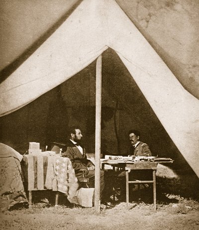 President Lincoln and General McLellan in McLellan